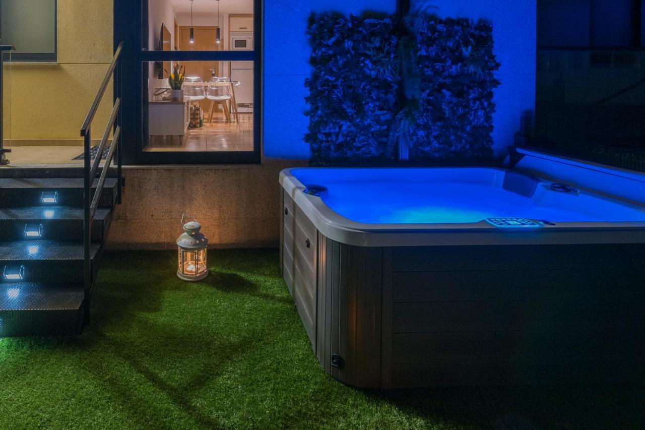 Garden Fisterra - Jacuzzi, Jardin Privado Y Vista Mar Leilighet Eksteriør bilde