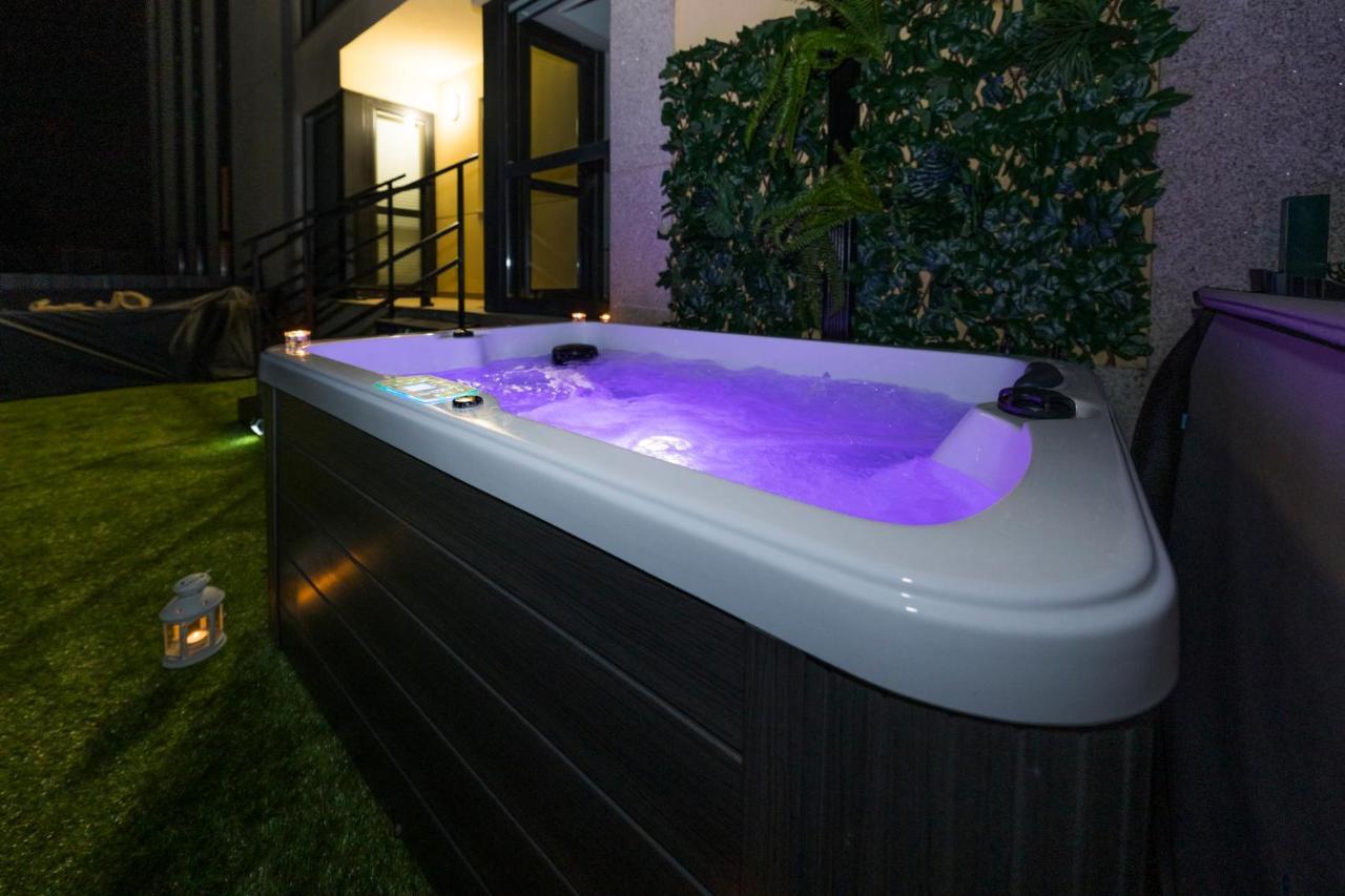 Garden Fisterra - Jacuzzi, Jardin Privado Y Vista Mar Leilighet Eksteriør bilde
